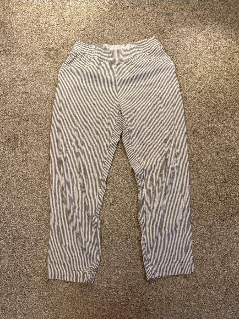 Old Navy Striped Linen Pants Medium Tall